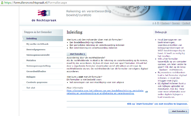 Rekening en Verantwoording bij Bewind | betaaldata.nl